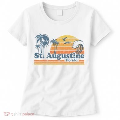 St Augustine Beach Florida Vintage Spring Break 70s Retro Women's T-Shirt