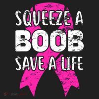 Squeeze A Boob Save A Life Breast Cancer Warrior Pink Ribbon Beanie thumb 2