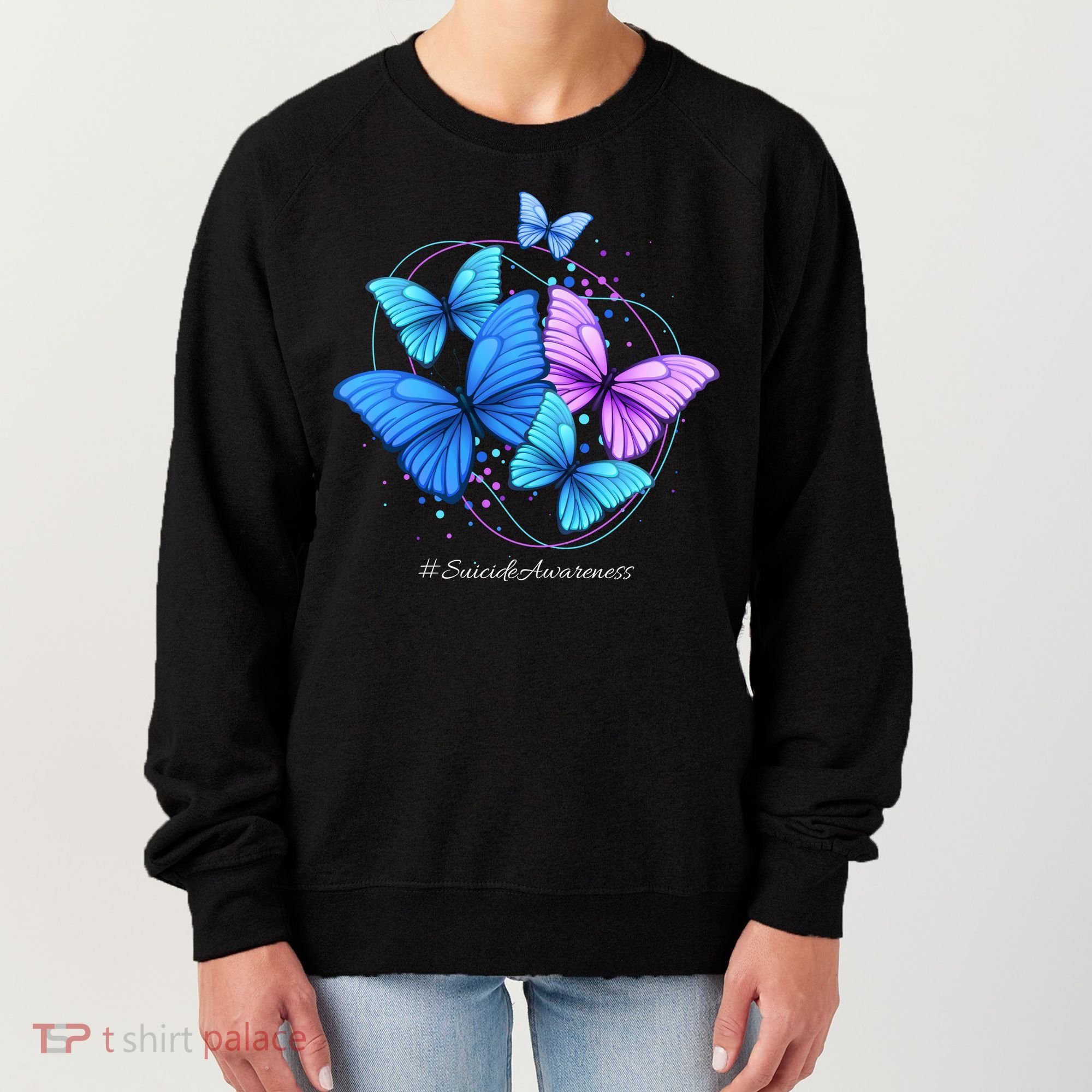 Suicide Awareness Butterfly Women's Sweatshirt