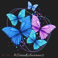 Suicide Awareness Butterfly Women's Sweatshirt thumb 2