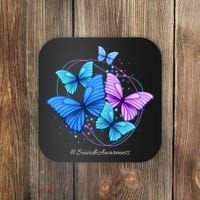 Suicide Awareness Butterfly Coaster thumb 0