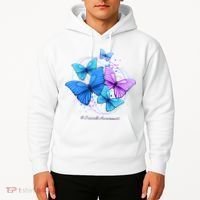 Suicide Awareness Butterfly Hoodie thumb 2