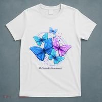 Suicide Awareness Butterfly T-Shirt thumb 5