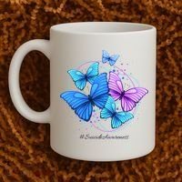 Suicide Awareness Butterfly Coffee Mug thumb 2
