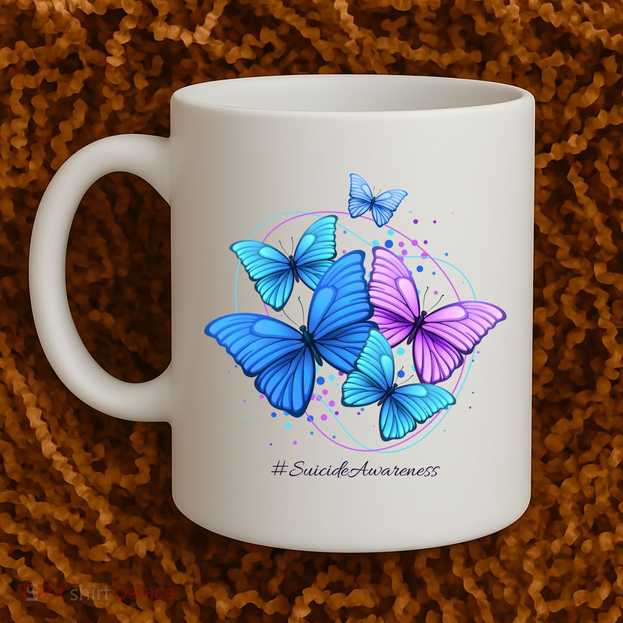 Suicide Awareness Butterfly Coffee Mug