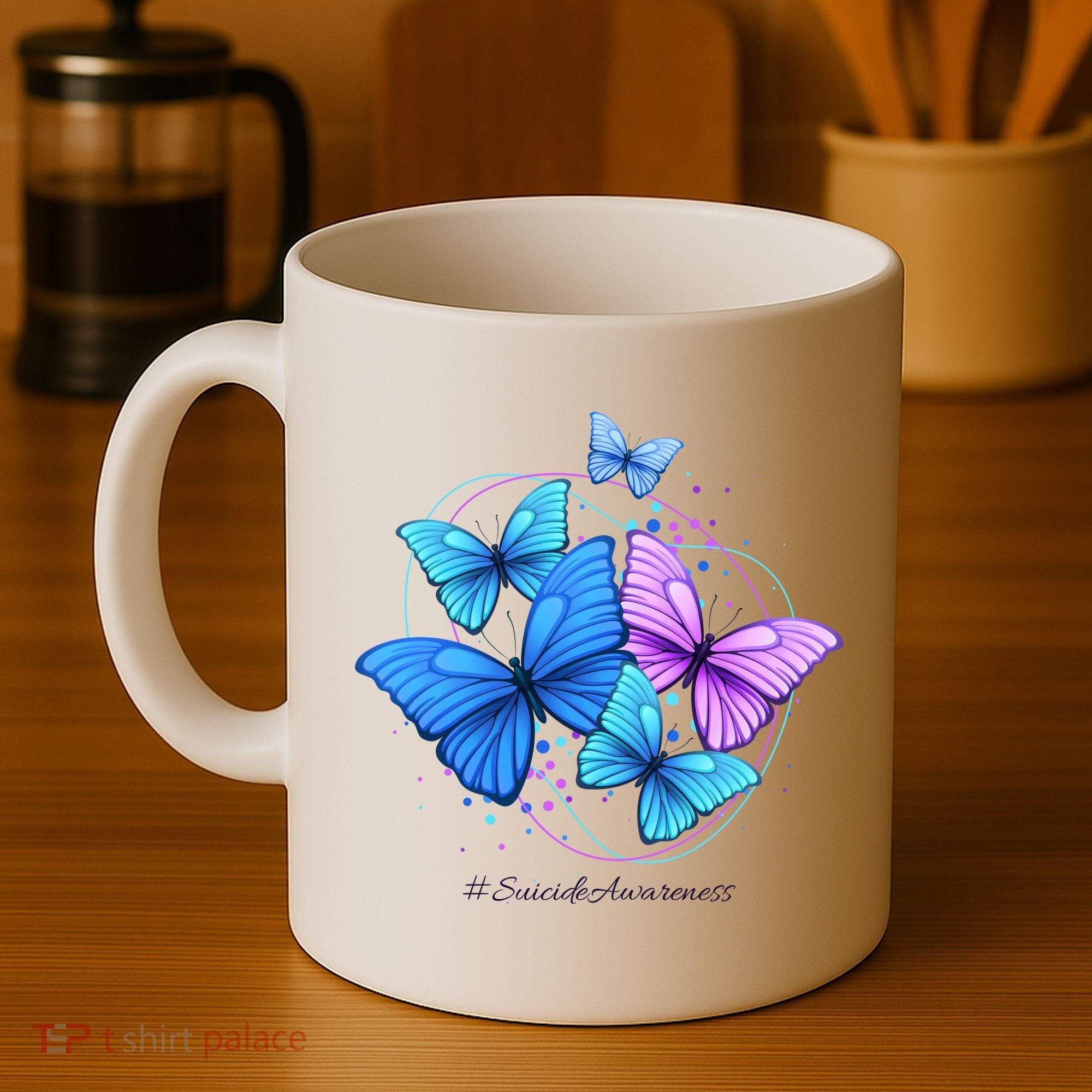 Suicide Awareness Butterfly Coffee Mug