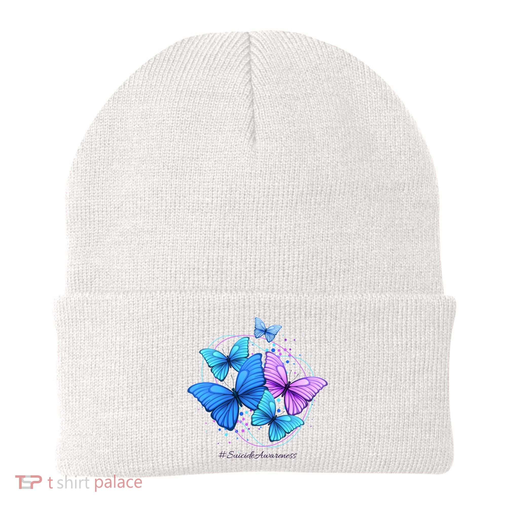 Suicide Awareness Butterfly Beanie