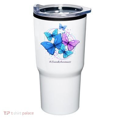 Suicide Awareness Butterfly Tumbler
