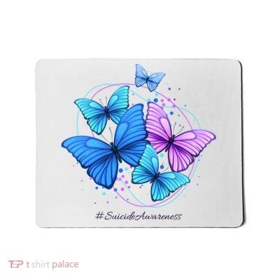 Suicide Awareness Butterfly Mousepad
