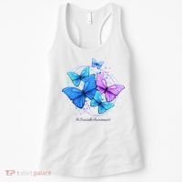 Suicide Awareness Butterfly Women's Tank Top thumb 0