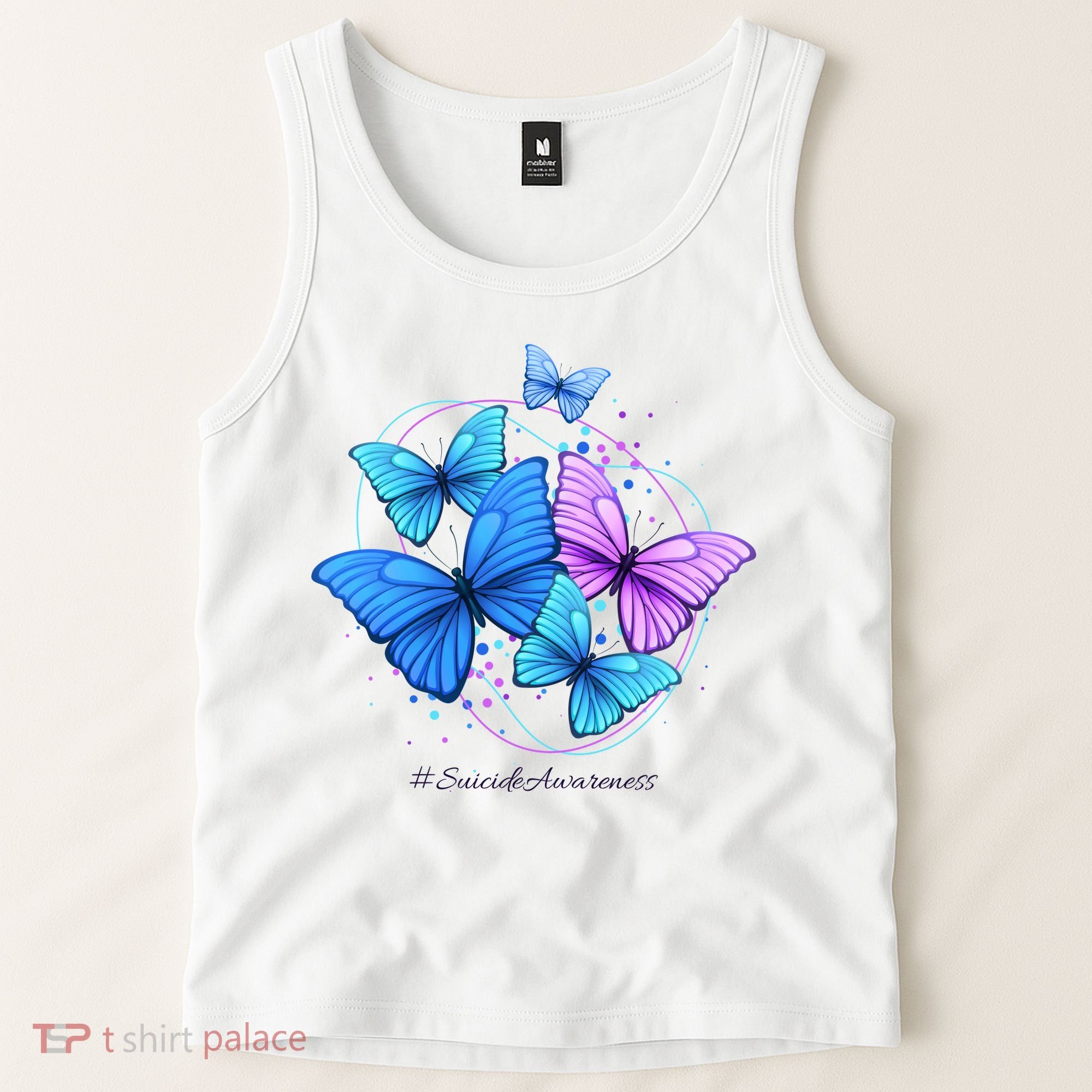 Suicide Awareness Butterfly Tank Top