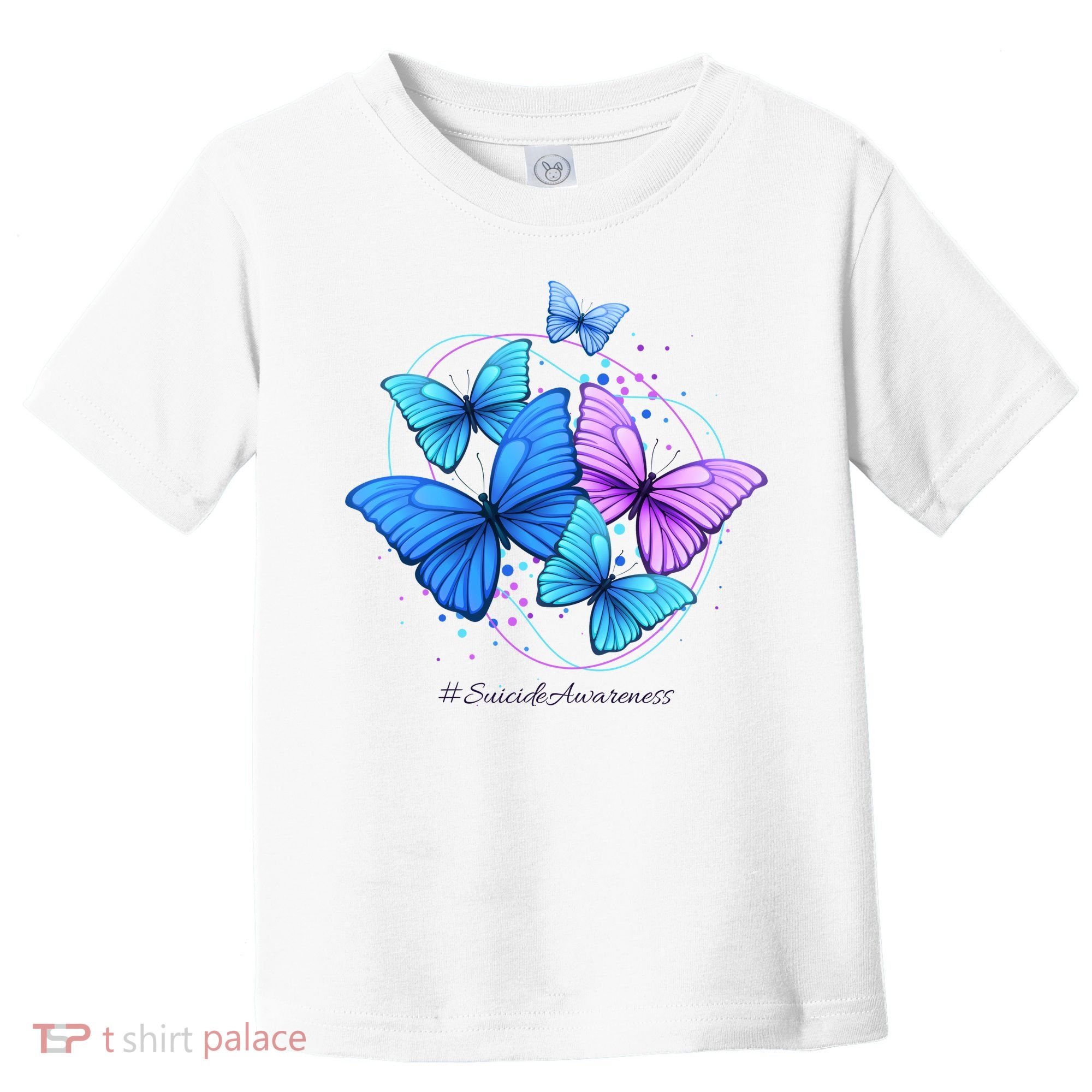 Suicide Awareness Butterfly Toddler T-Shirt