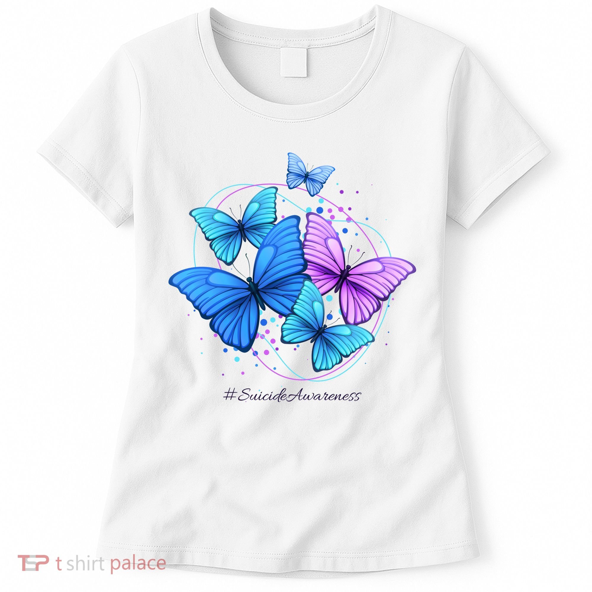 Suicide Awareness Butterfly Women's T-Shirt