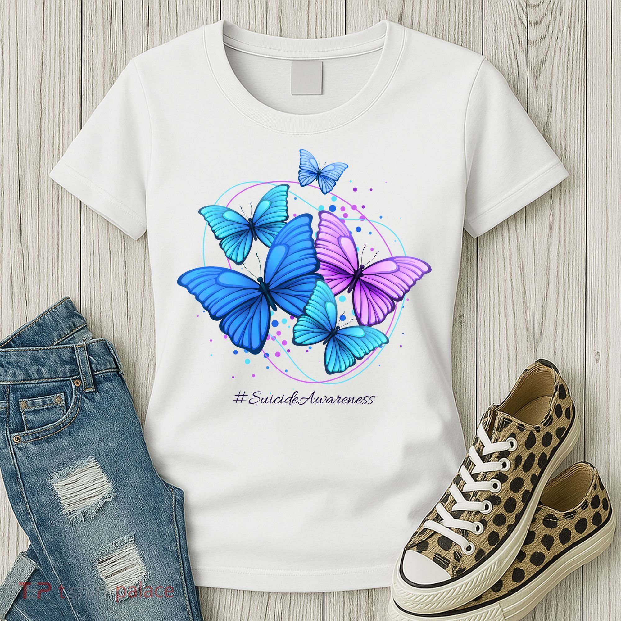 Suicide Awareness Butterfly Women's T-Shirt