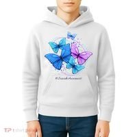 Suicide Awareness Butterfly Kids Hoodie thumb 4