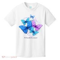 Suicide Awareness Butterfly Kids T-Shirt thumb 0
