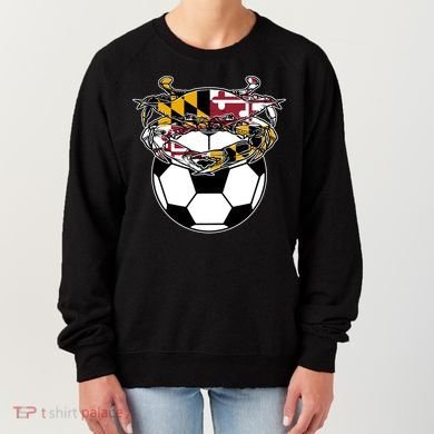 Soccer And Blue Crab Cute Gift Women's Sweatshirt