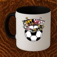 Soccer And Blue Crab Cute Gift Coffee Mug thumb 2