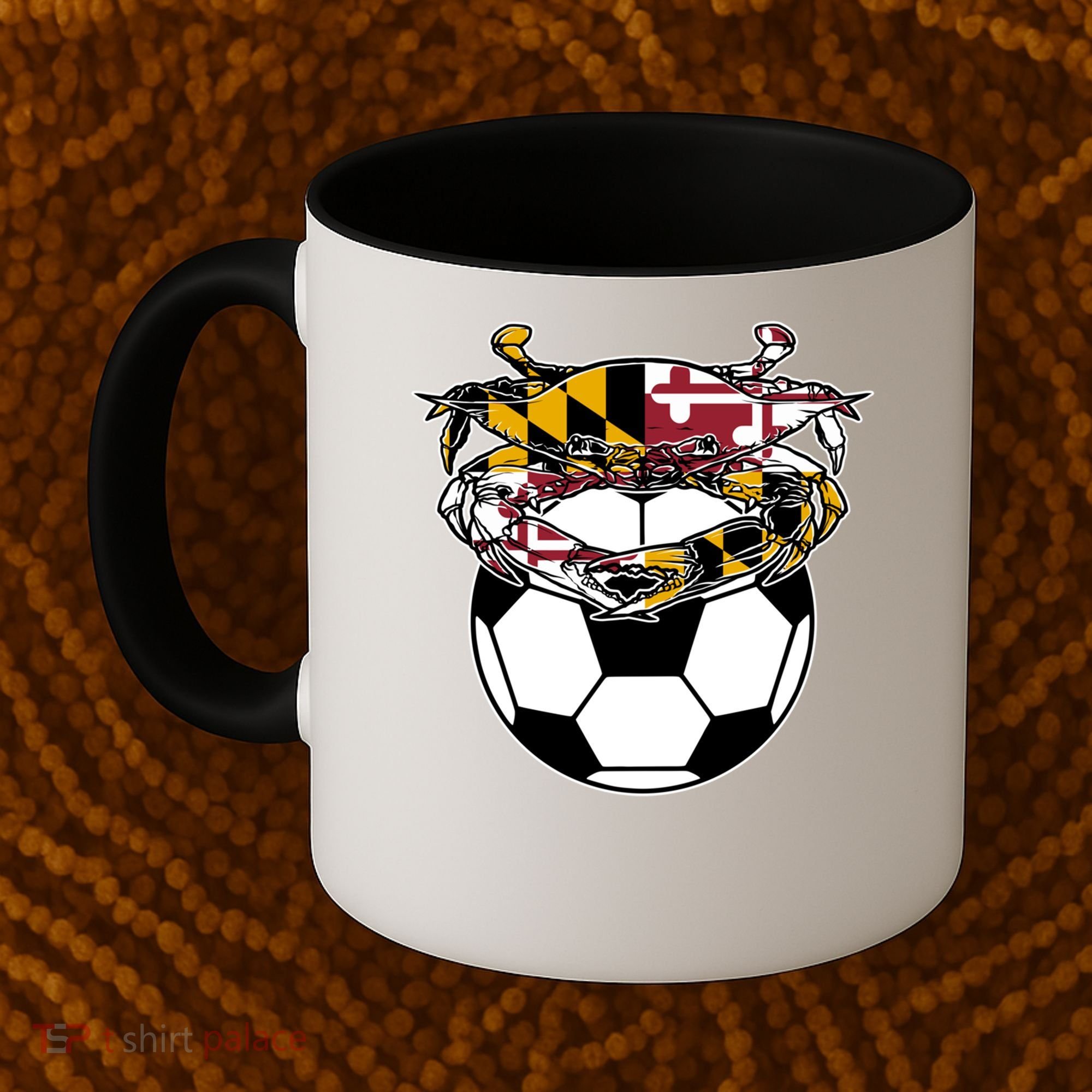 Soccer And Blue Crab Cute Gift Coffee Mug