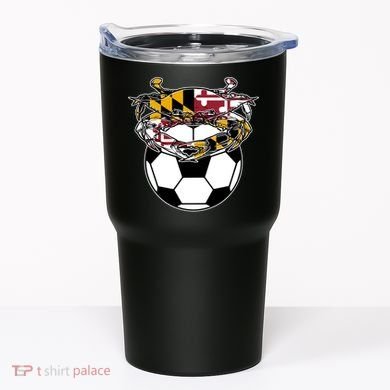 Soccer And Blue Crab Cute Gift Tumbler
