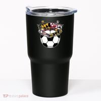 Soccer And Blue Crab Cute Gift Tumbler thumb 0