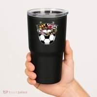 Soccer And Blue Crab Cute Gift Tumbler thumb 2