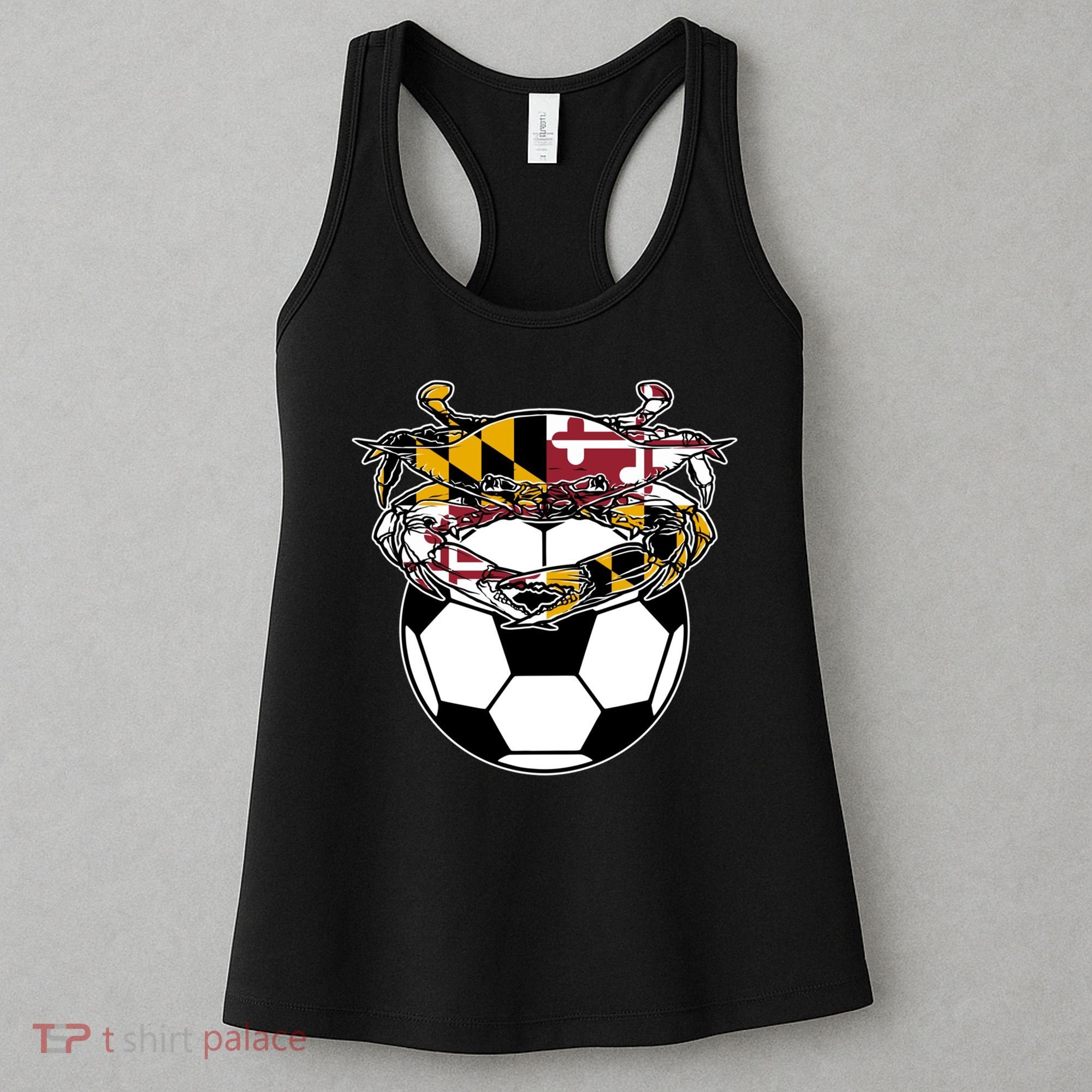 Soccer And Blue Crab Cute Gift Women's Tank Top