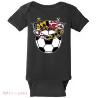 Soccer And Blue Crab Cute Gift Baby Bodysuit thumb 0