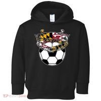Soccer And Blue Crab Cute Gift Toddler Hoodie thumb 0