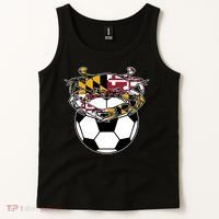 Soccer And Blue Crab Cute Gift Tank Top thumb 2