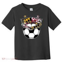 Soccer And Blue Crab Cute Gift Toddler T-Shirt thumb 0
