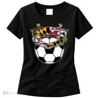 Soccer And Blue Crab Cute Gift Women's T-Shirt thumb 0
