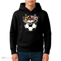 Soccer And Blue Crab Cute Gift Kids Hoodie thumb 4