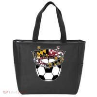 Soccer And Blue Crab Cute Gift Tote Bag thumb 0