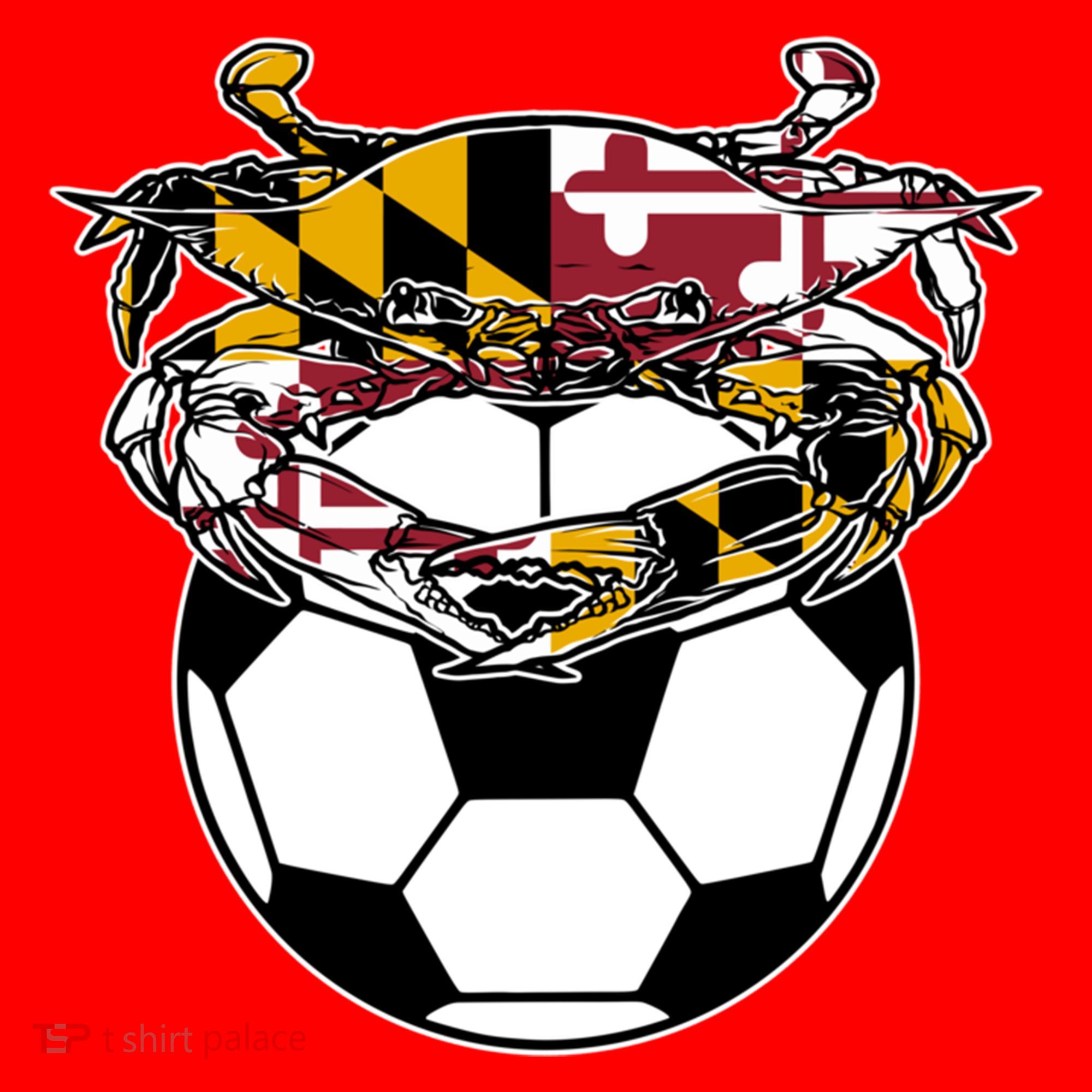 Soccer And Blue Crab Cute Gift Santa Hat