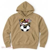 Soccer And Blue Crab Cute Gift Hoodie thumb 0