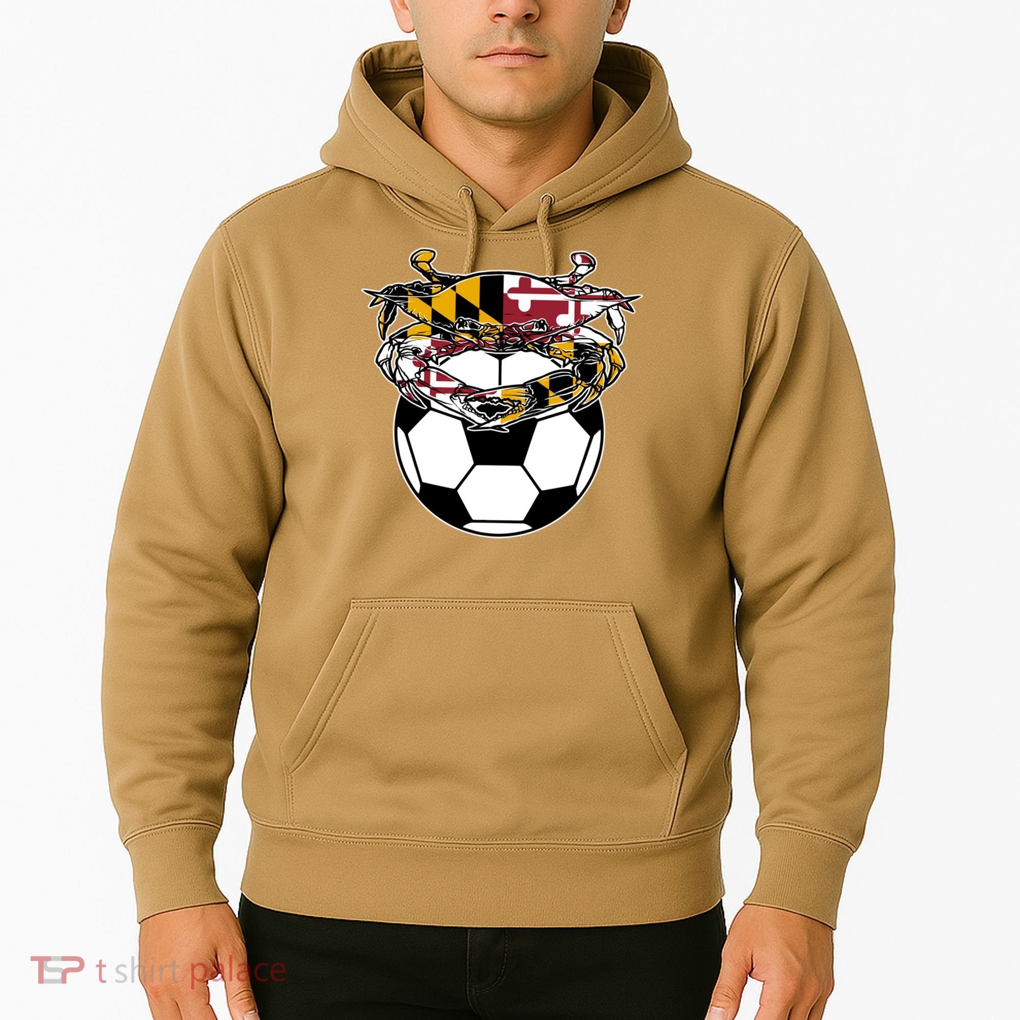 Soccer And Blue Crab Cute Gift Hoodie