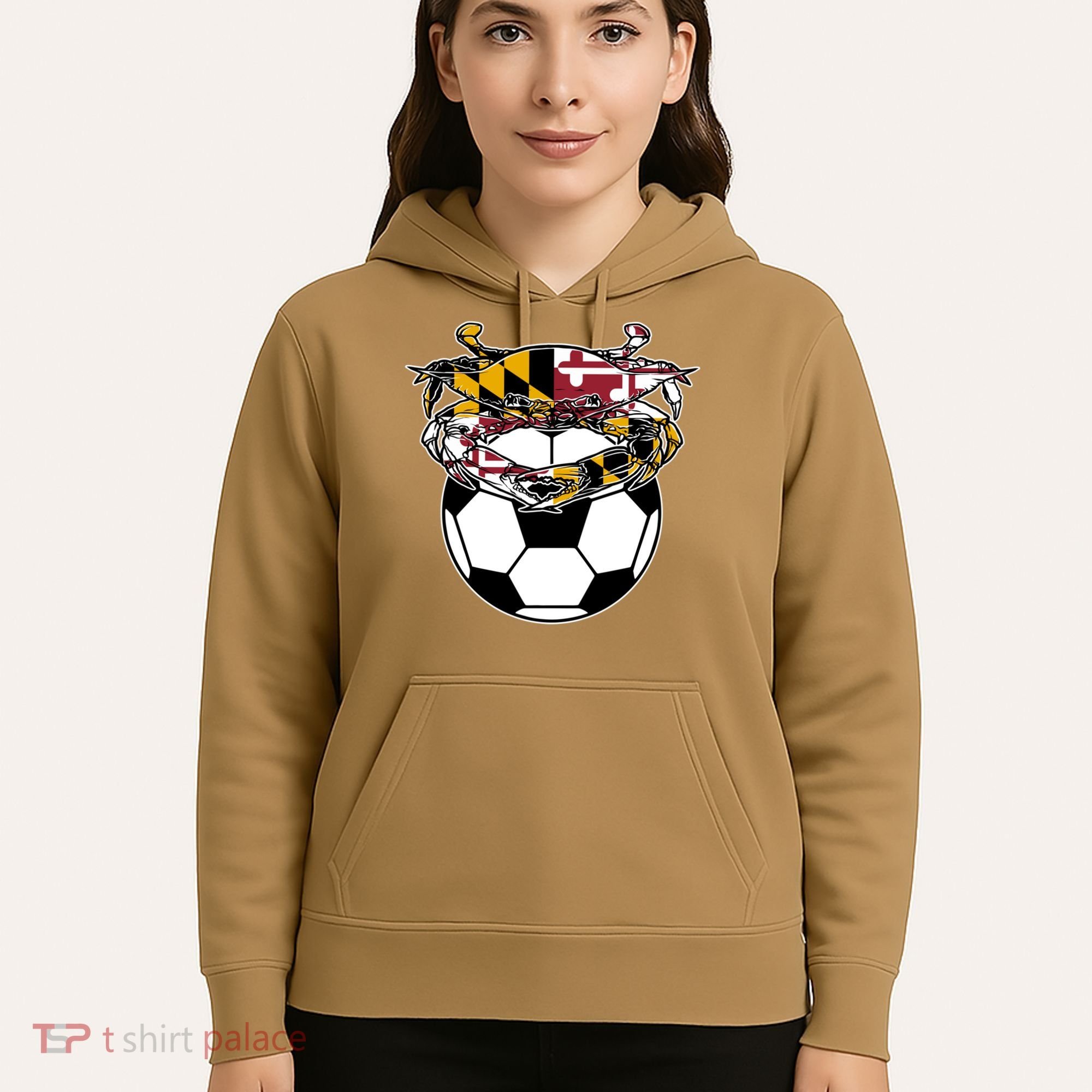Soccer And Blue Crab Cute Gift Hoodie