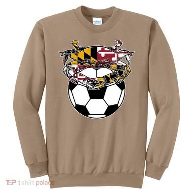 Soccer And Blue Crab Cute Gift Sweatshirt