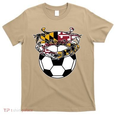 Soccer And Blue Crab Cute Gift T-Shirt