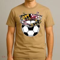 Soccer And Blue Crab Cute Gift T-Shirt thumb 3