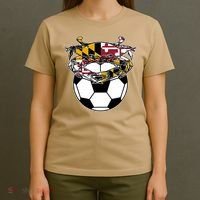 Soccer And Blue Crab Cute Gift T-Shirt thumb 4
