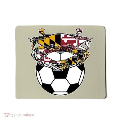 Soccer And Blue Crab Cute Gift Mousepad