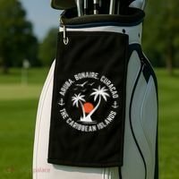 Souvenir Aruba Bonaire Curacao Caribbean Islands Vacation Gift Golf Towel thumb 2