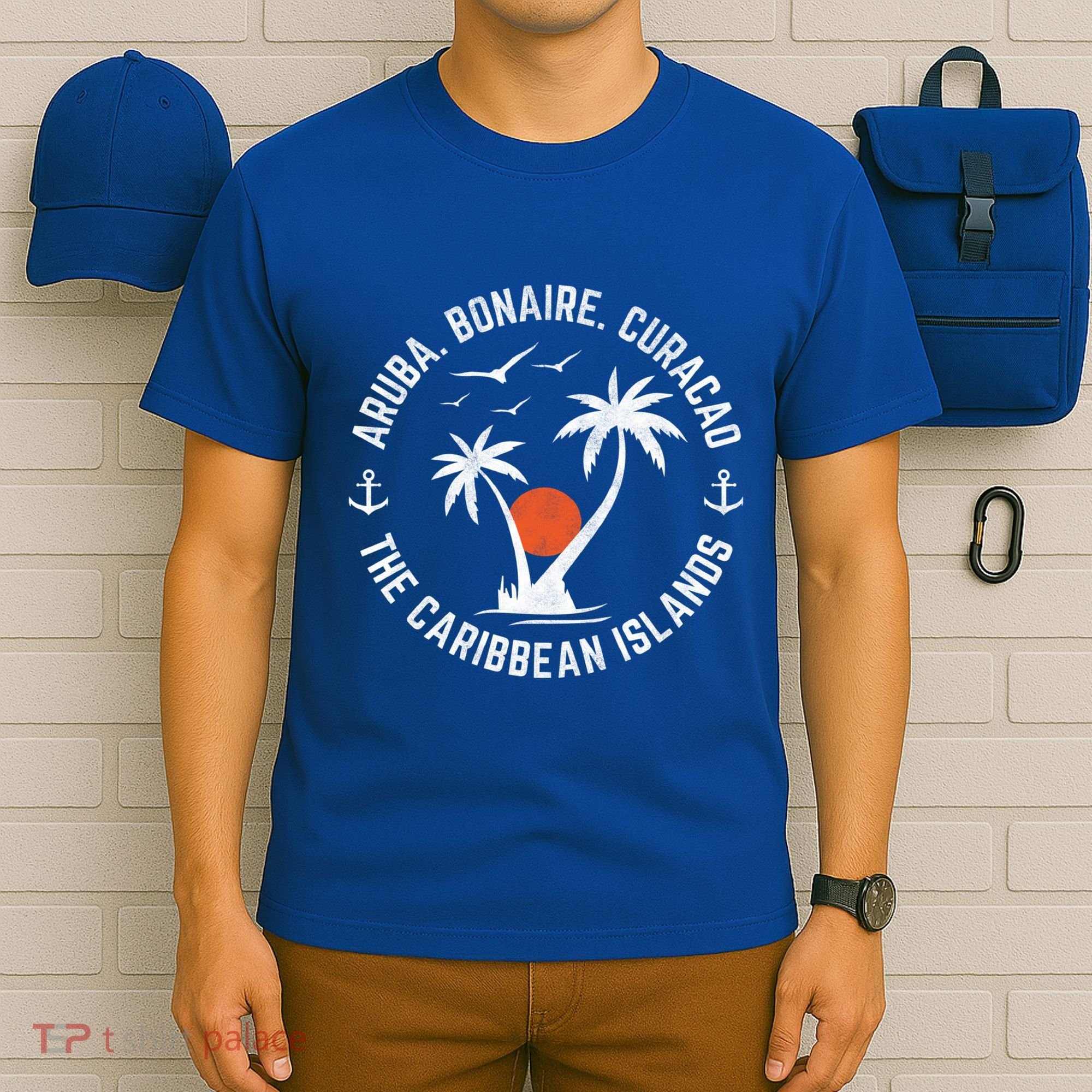 Souvenir Aruba Bonaire Curacao Caribbean Islands Vacation Gift T-Shirt