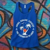 Souvenir Aruba Bonaire Curacao Caribbean Islands Vacation Gift Women's Tank Top thumb 3