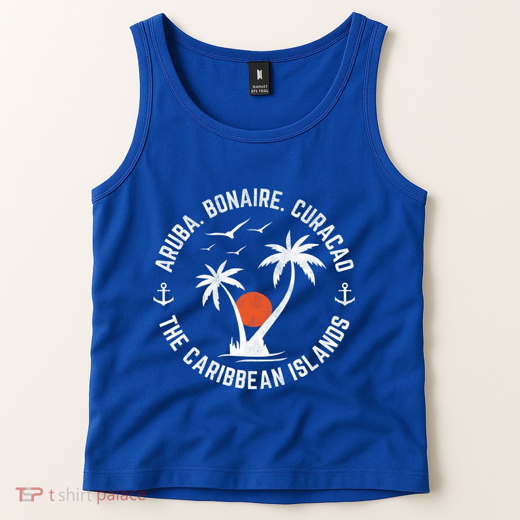 Souvenir Aruba Bonaire Curacao Caribbean Islands Vacation Gift Tank Top