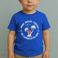 Souvenir Aruba Bonaire Curacao Caribbean Islands Vacation Gift Toddler T-Shirt thumb 2