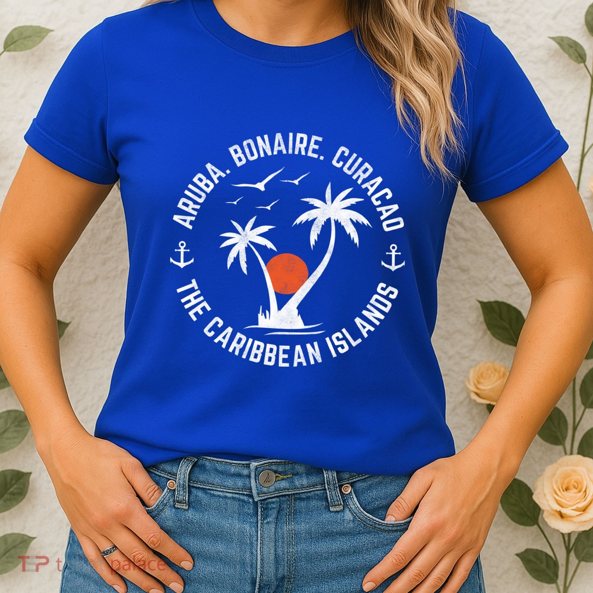 Souvenir Aruba Bonaire Curacao Caribbean Islands Vacation Gift Women's T-Shirt