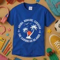 Souvenir Aruba Bonaire Curacao Caribbean Islands Vacation Gift Kids T-Shirt thumb 3